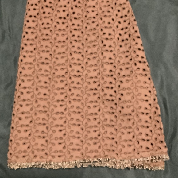 Vintage indie granola Eyelet Mini Dress - Picture 5 of 16